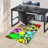 Office Carpet - Music Rhythm Box Colorful Cartoon Character Decorative Carpet, suitable for playroom, classroom or home office | Cute and fu