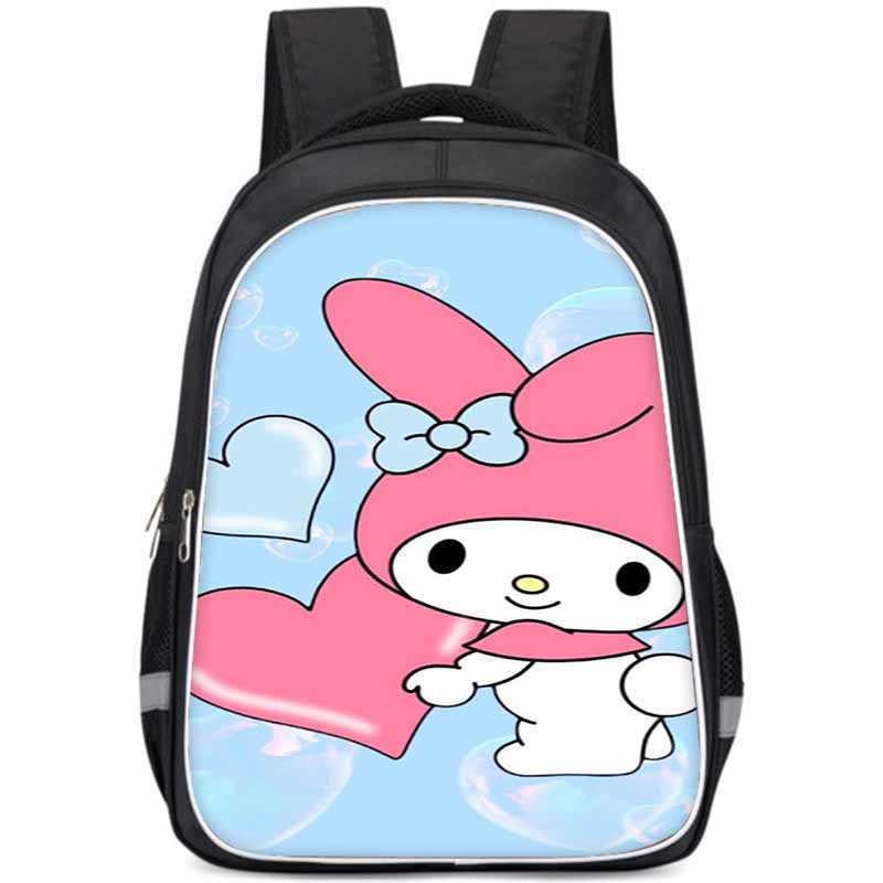 

Spacious Melodic School Backpack For Kids Lightweight Oxford Cloth Large Capacity StyleA,Small