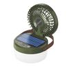 Multi-Functional Rechargeable Solar Camping Lantern with Fan – Long Battery Life for Outdoor & Emergency Use