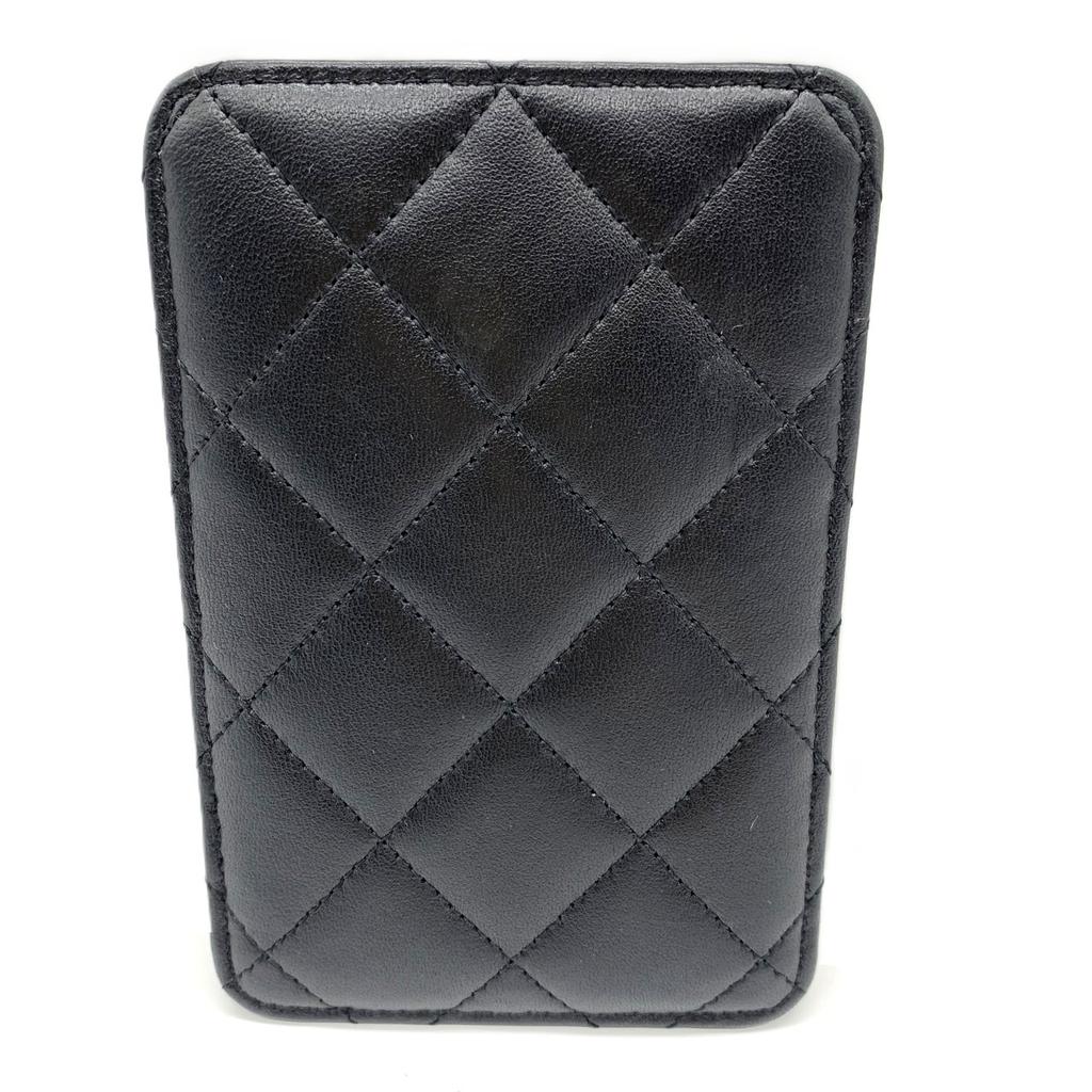 Used CHANELCard Case lambskin Women