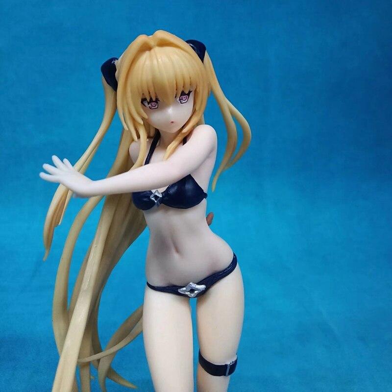 Girl Anime To Love Ru Darkness Golden Darkness Eve Swimsuit Ver .1 /7 Scale Action Figure Figurines Model Toy
