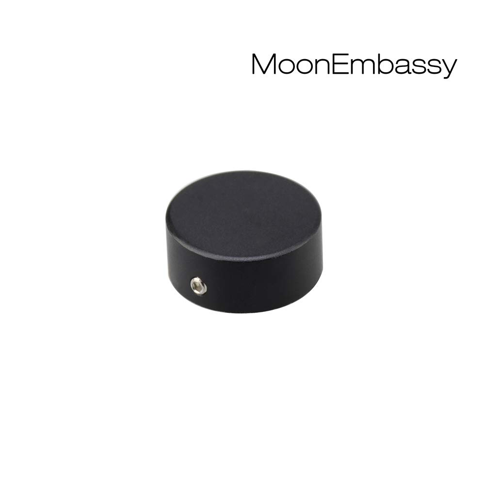 Guitar Effects Pedal Footswitch Secures with Three Includes Two 6 Caps, Hats, Screws, Wrenches, Pieces/Set (Black)