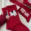 Elastic New Year Socks Cotton Year of The Horse Socks Horse Pattern Socks  Holiday Events