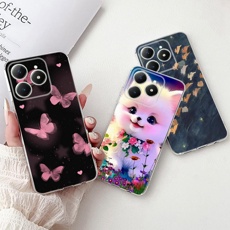 For OPPO Realme C61 C63 Case C 61 RMX3939 New design TPU Soft Silicone Shockproof Coque Funda For RealmeC63 C6 1 Phone Cover