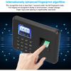 Anwesenheitsmaschine, 2,4-Zoll-Anwesenheitsmaschine Fingerabdruck Biometrisch TFT Farbe, Stechuhr für Mitarbeiter Kleinunternehmen(US-Schwarz)