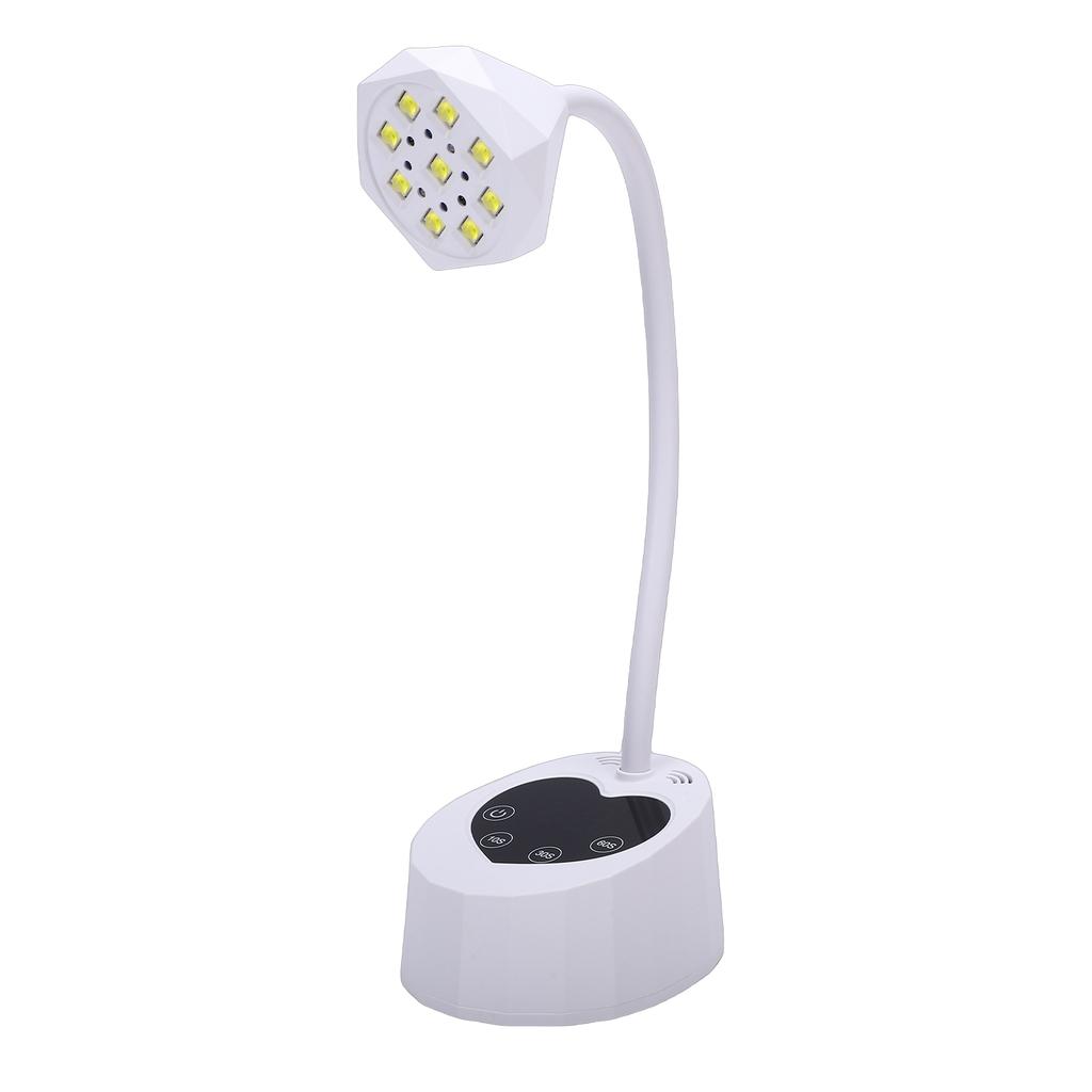 USB Rechargeable Goosenecks LED Nail Light Auto Sensor Nail Dryer for Gel Nails