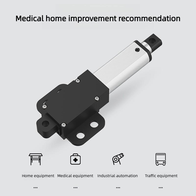 12V Lifting Rod Mini Electric Linear Actuator Motor Small Electric Push Rod Micro DC Reciprocating Motor