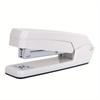25 Sheets 360° Rotating Desktop Stapler, Manual Operation, Multifunctional Office Supplies, White, Staples Up To 25 Sheets