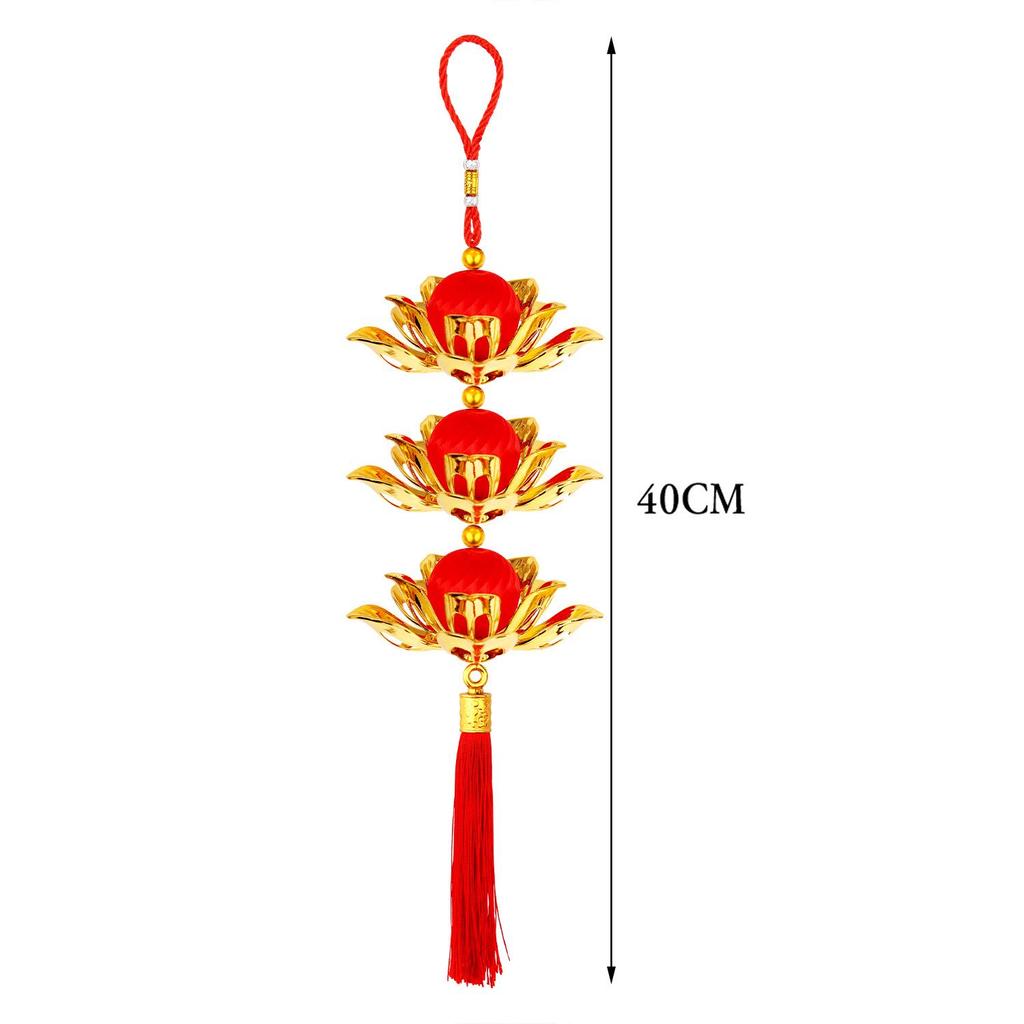 2025 Silk Ball Lotus Lantern: Spring Festival Indoor/Outdoor Decoration and Festive Housewarming Gift
