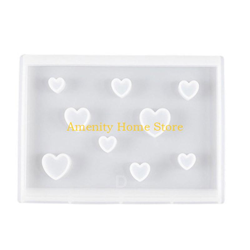 F26C Christmas House Silicone Molds Plaster Mould Molds Epoxy Resins Molds
