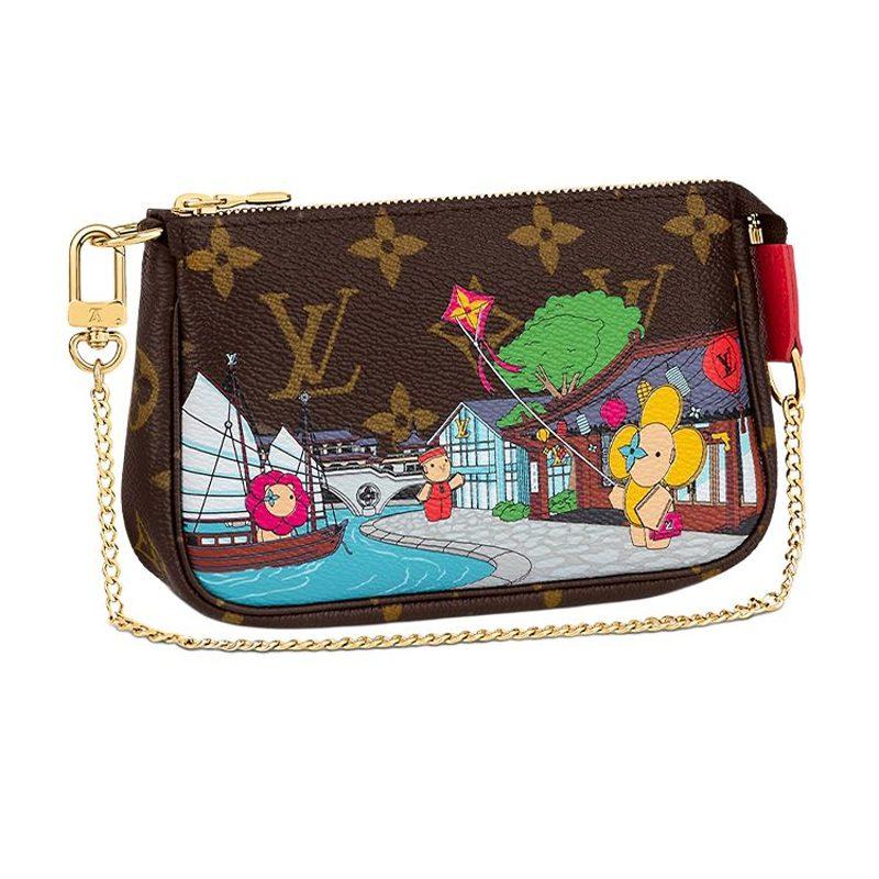 LOUIS VUITTON Pochette Felicie Coated Canvas