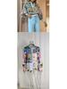 European & American Women's Long Sleeve Printed Shirt - Casual, Fashionable, Lapel Design for Business and Everyday Wear.