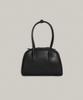 Komorebi Museum B01-S-1 Cow Leather Bowling Bag Small_Leather Black