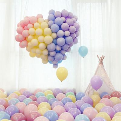 Macaron Color Latex Balloons: Birthday, Wedding, and Party Decorations In Various Styles