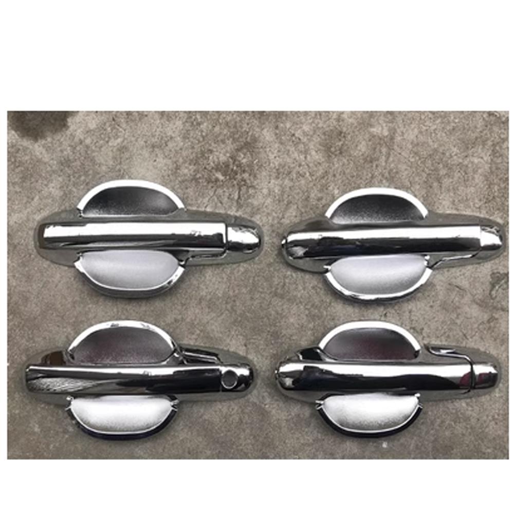 Chrome Door Handle Cover for Honda Accord 7 CM pire US 2003~2007 Carbon Fiber Trim Catch Car Cap Styling Stickers Accessories