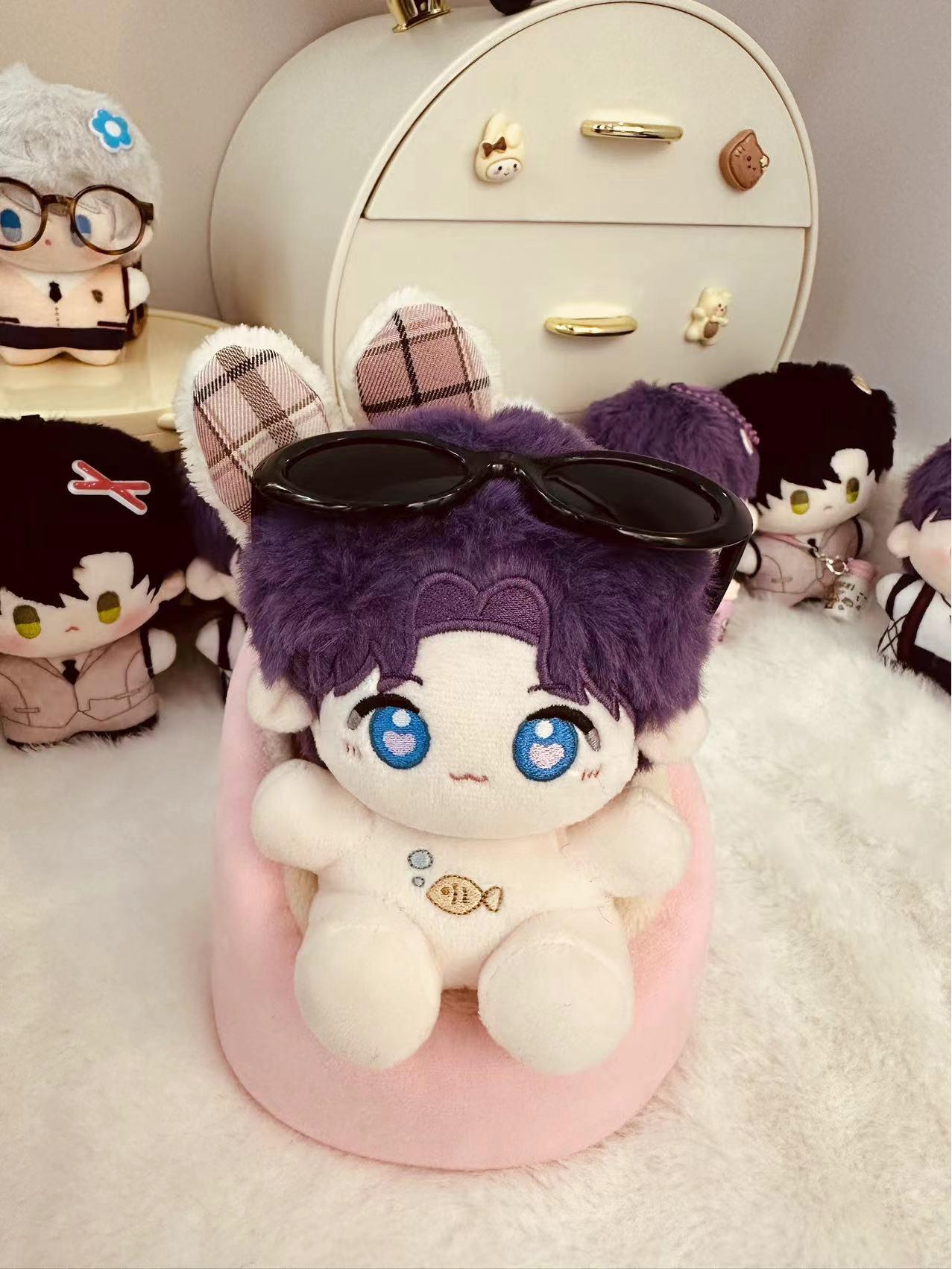 

Любовь и глубокий космос Цинь Че плюшевая кукла: Ци Ю, Подвеска Шэнь Синхуэй, Сидящая кукла Ли Шен 11 cm Pendant