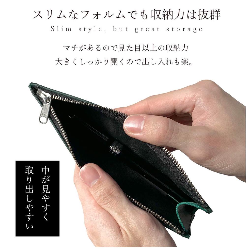 Kompakter Stift aus gegerbtem Zaumleder mit YKK Ein einfaches, aber luxuriöses Schreibwarenetui, perfekt für Stifte und Dark Slim, Etui, Reißverschlüsse. Bleistifte.