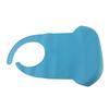 Adult Elderly Bib Waterproof Silicone Clothing Protector Eating Bib with Crumb CatcherBlue