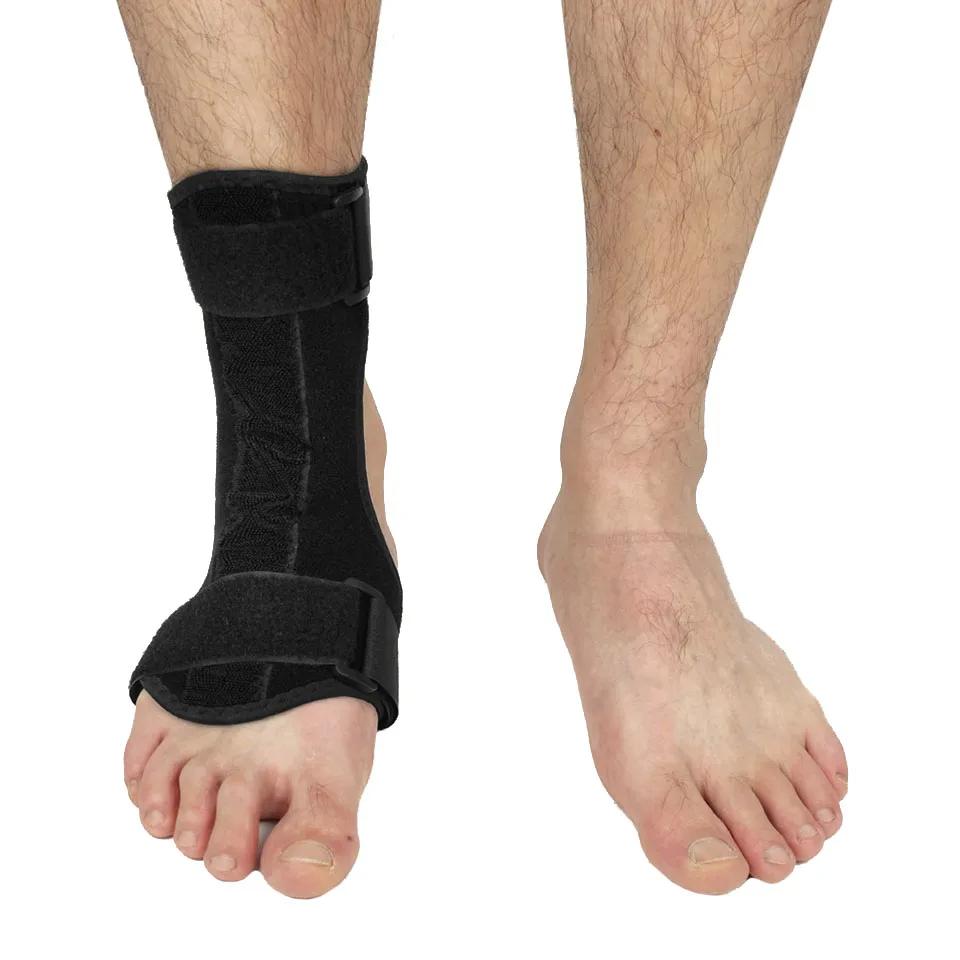

1Pcs Ankle Support Foot Drop Support Aluminum Strip Support Protection Double Strap Compression Pull The Corrective Strap Unisex