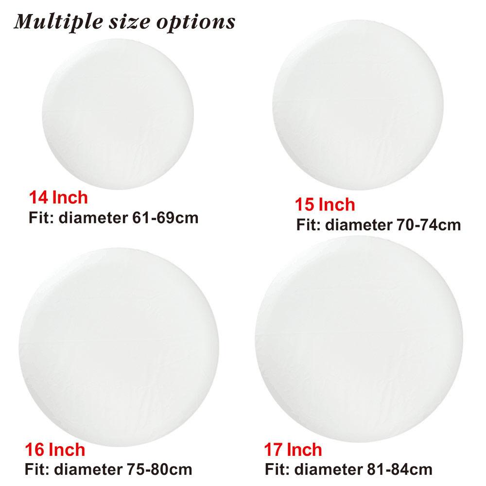 14" 15" 16" 17" Cal Czysta Czerń Biel PVC PU Pokrowiec Osłona Koła Zapasowego Pokrowiec Torba Saszetka Na Wszystkie Samochody