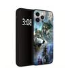 Wolf Pattern TPU Phone Case Suitable for iPhone 17 16 15 14 13 12 11 Pro/Max/Plus Anti Drop and Shockproof Back Cover