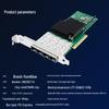 Hoodblue 10 Gigabit Quad-Port SFP+ PCIe Network Card (CN version)