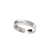 925 Sterlingsilber Damen Glitzernder Schuppenring - Pinky- und Fingeraccessoire mit einfachem, hochwertigem, akribischem Design