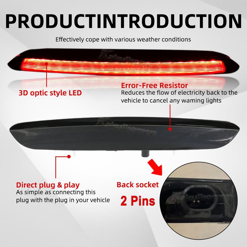 Für JEEP RENEGADE 2015 2016 2017 2018- 68247167AA Auto 3. Drittes Bremslicht Hohe Montage Rückseite Bremsstoppleuchte Signalleuchte