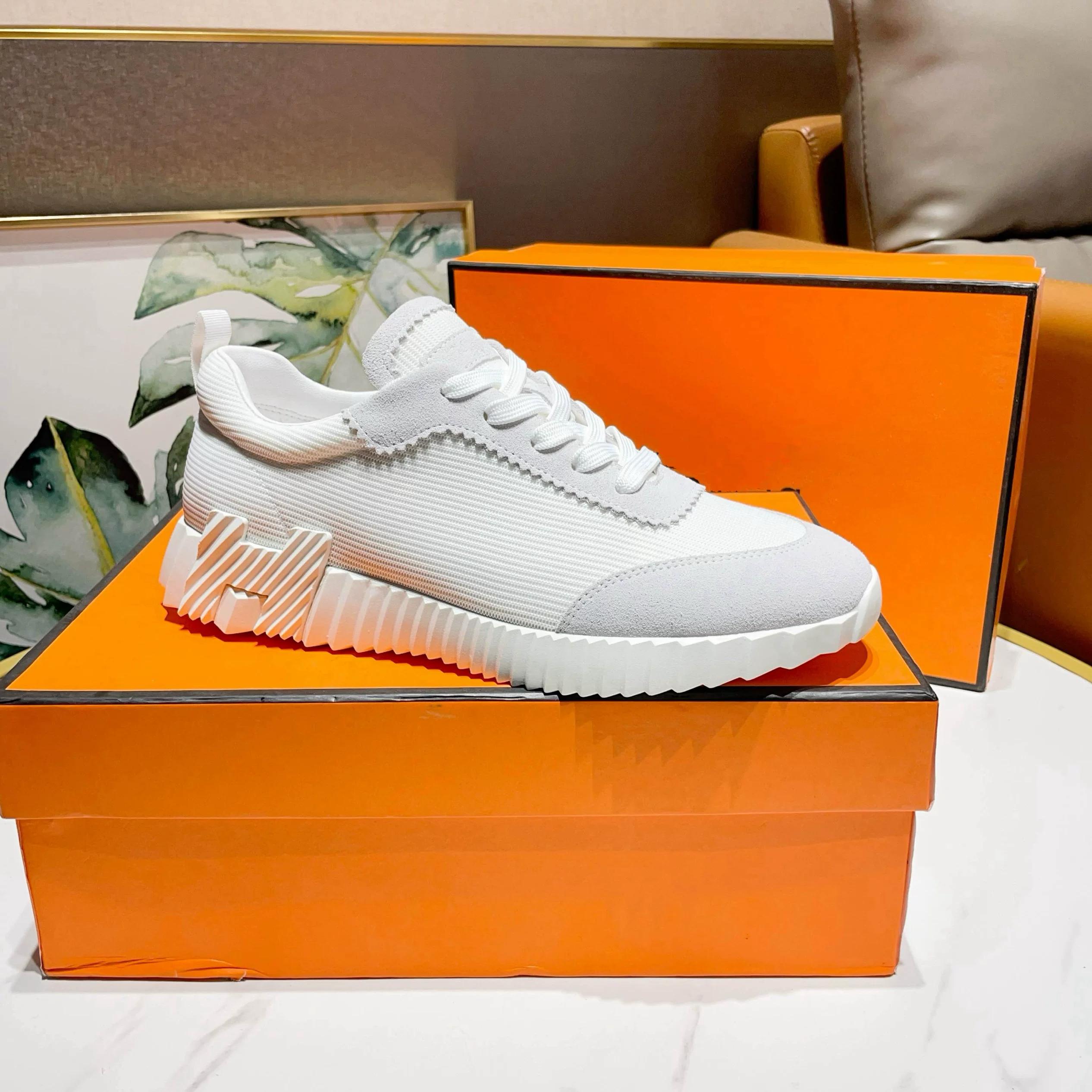 H Home Новые Мужские Спортивные и Повседневные Туфли на Шнуровке Молодежная Мода Матовая Стыковка Сетчатые Легкие Дышащие Белые Туфли 38 белый