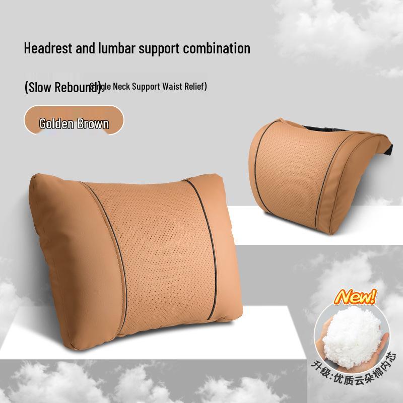 Toyota Headrest Pillow & Lumbar Support for Highlander Camry Avalon Levin RAV4 Wildlander