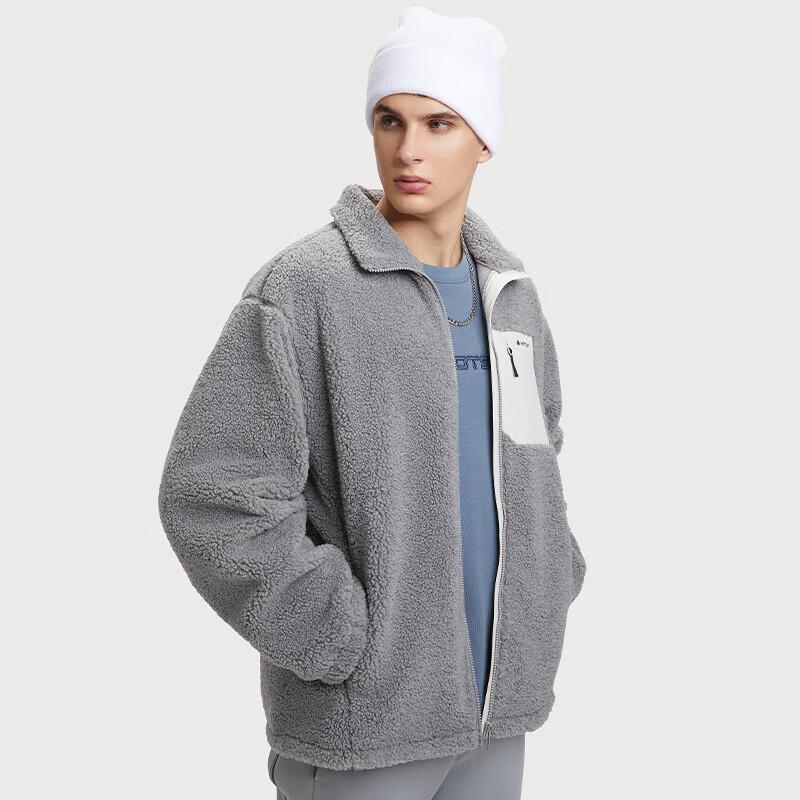 HOTSUIT Men s Autumn/Winter Plush Lined Windbreaker Jacket XXL