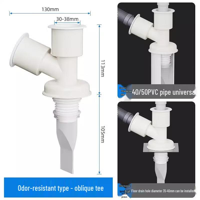 Kitchen Basin Anti-odor Drain Tee