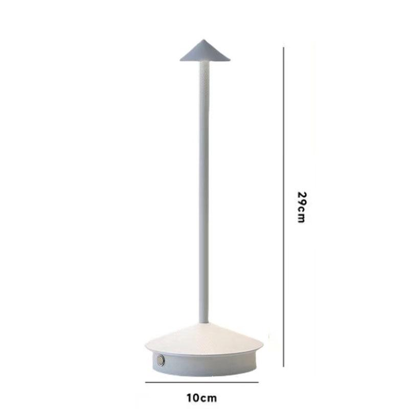 

Modern Wireless Table Lamp Creative Mushroom Night Light Bedside 3 Colors Dimmable Touch Control Bedside Bar Atmosphere Lighting