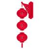 Chinese New Year Fu Lanterns & Wall Decor