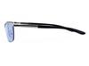 Rimless Sunglasses, Fashion Glasses for Men and Women, with Tinted Lenses (light Blue). (mellow Mart)