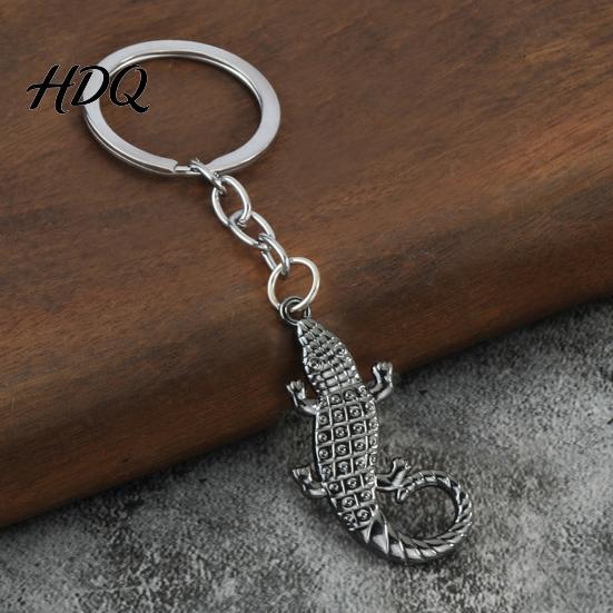 Metal Keychain Pendant Crocodile for Backpack Simulated Animal Car Key Lightweight Ring Decorative Backpacks and Handbags Daily Use Chains