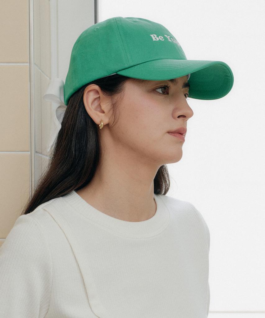 YUPPE Y Ribbon Ball Cap_Green