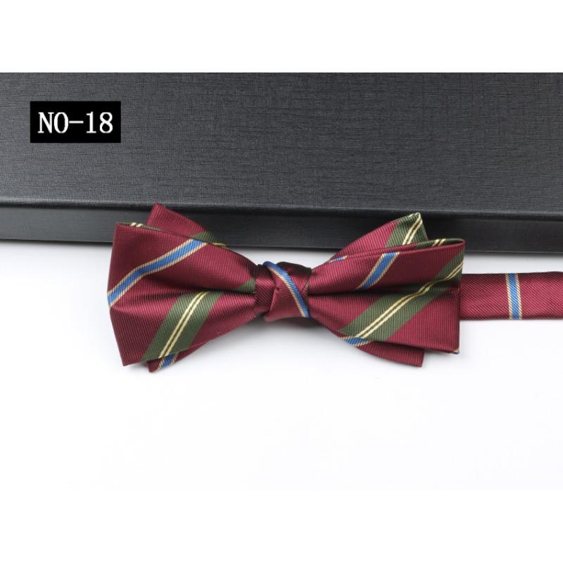 Business Bow Tie Men'S Shirt Suit Gentleman Pattern High-End Wedding Hosting Banquet Bow