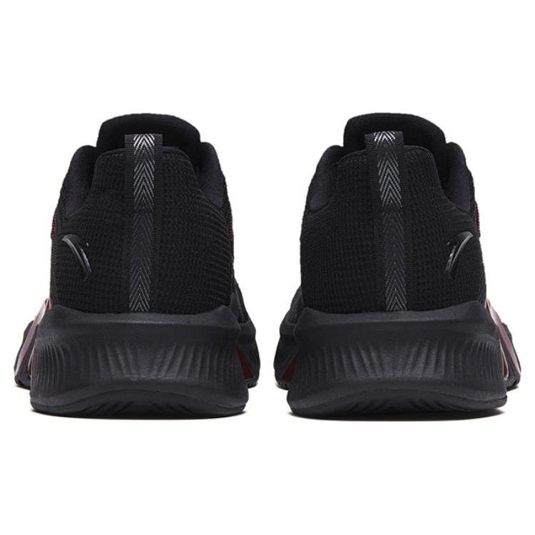 Anta Wuer Tai Shan 2 Cushioning Slip Resistant Abrasion Resistant Low top Training Shoes Men's Black Red 112317786-1