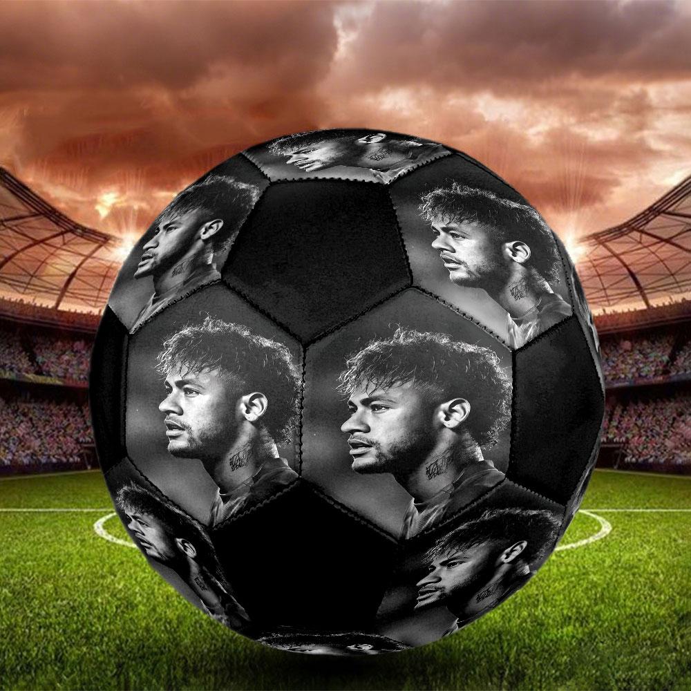 1 Stück Neymar Fußball Größe 5 Hallenfußball Mode Bunt Hinterhofspiel - Großartig für Sportfans Geschenk HE45
