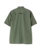 AVIREX ZIP UP WORK SHIRT 25(WEB&DEPOT Exclusive) Short Sleeve Shirt Men's M Olive 783-5123022