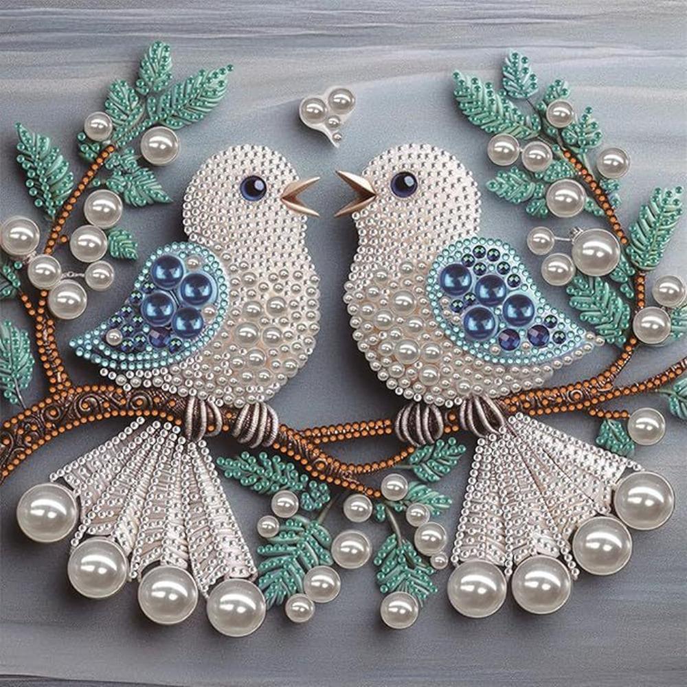 5d Diamond Painting Special-shaped Bright Diamond DIY Pearl Handmade Pendant Home Jewelry