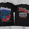 JUDAS PRIEST Band 1980 British Steel Tour Zwart Dubbelzijdig T-shirt