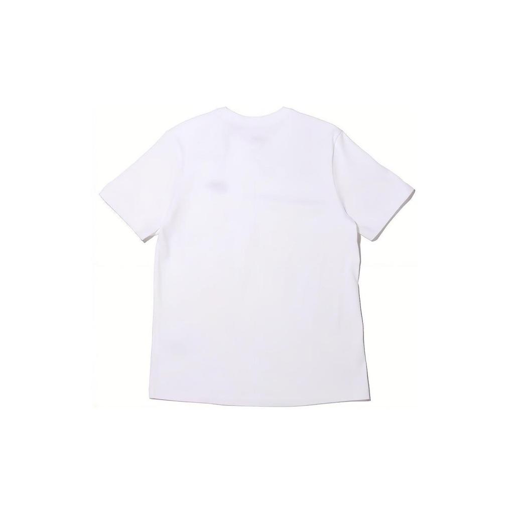 Nike Letter Logo Small Swoosh Casual Short-Sleeve T-Shirt for Men in White