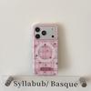 Korean-Style Pink Plaid Star Phone Case for iPhone 16/15/14/17 Pro Max 