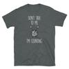 Don't Talk To Me I'm Counting Knitting Crochet Humor Short-Sleeve Unisex T-Shirt