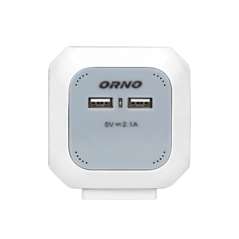 Extension Cord Cube 1.4 M 4 Sockets 4X2P+Z - On-Ae-13144