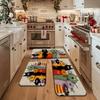 Adorable Cartoon Cat Family Carpet Welcome Mat Doormat Kitchen Rug Carpet for Live Room Bathroom Mat Rug for Bedroom Home