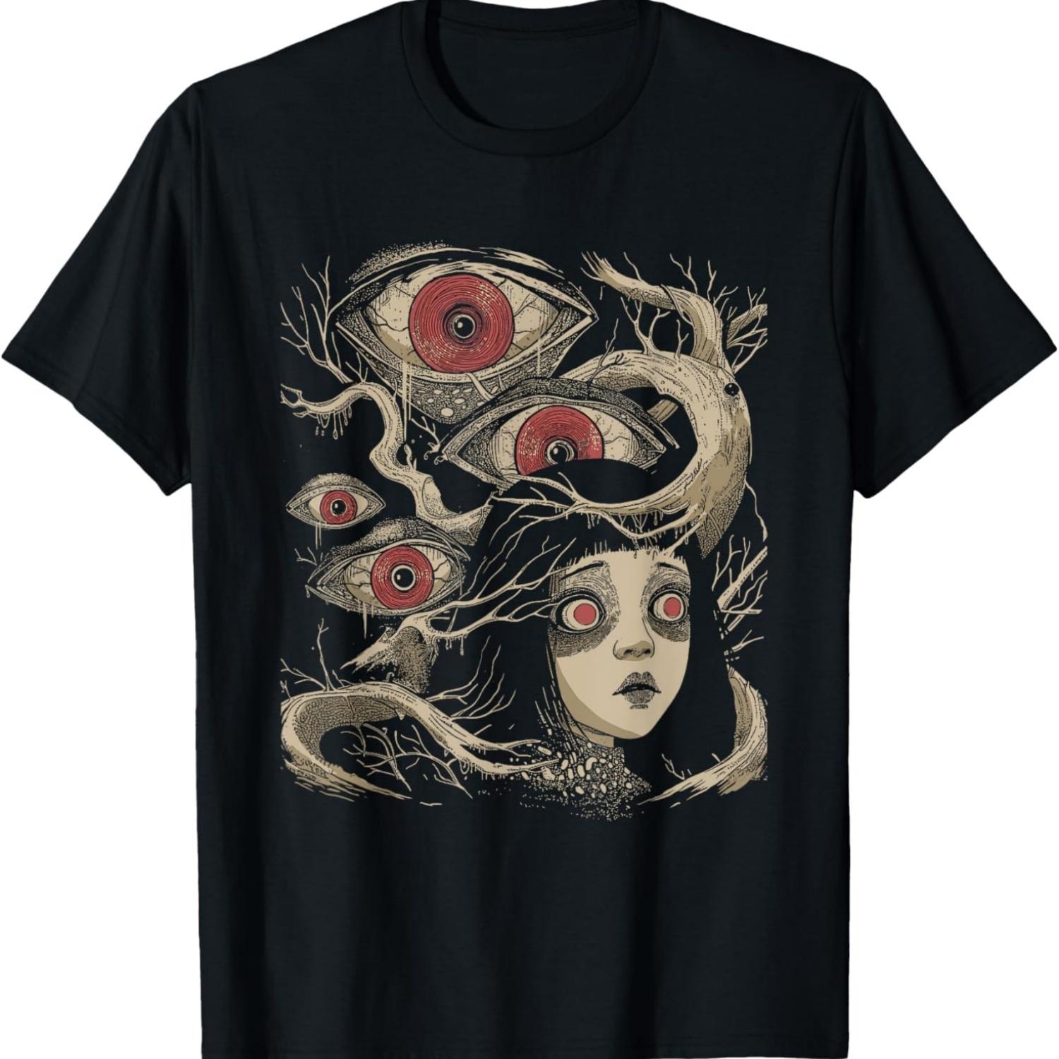 Witchcore Shirt They Are Watching T-Shirt S чёрный