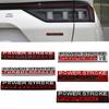 3D Metall POWER STROKE Auto Kotflügel Seite Heck Kofferraum Emblem Abzeichen Dekoration Aufkleber Zubehör